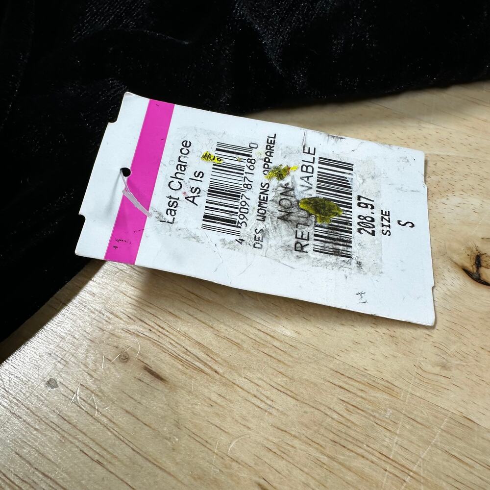 St. John NWT Crushed Velvet Black Short Sleeve Top Size S Boat Neck Stretchy - Picture 6 of 8